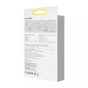 Baseus Lite Series USB-C na RJ45 síťový adaptér, 100 Mbps (černá)