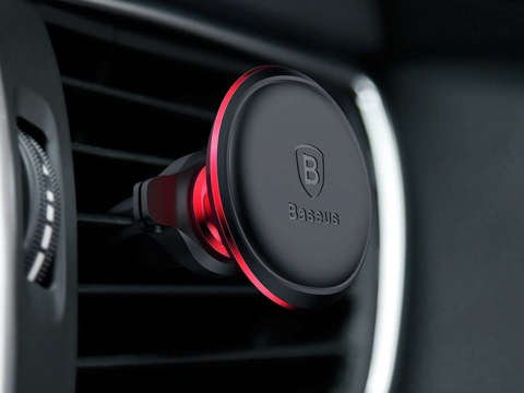 Baseus Magnetic Air Vent Magnetický držák do auta na mřížku Červený