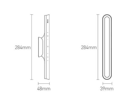 Baseus Magnetická LED lampa do kuchyně pod skříň Bílá