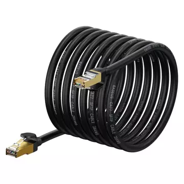 Baseus Speed ​​​​Seven síťový kabel RJ45 10Gbps 10m černý (WKJS010701)