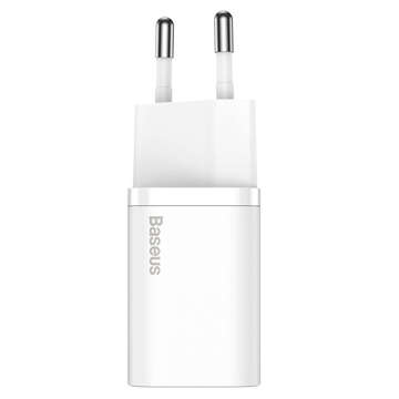 Baseus Super Si USB-C Typ C PD 25W bílá nabíječka napájecího adaptéru