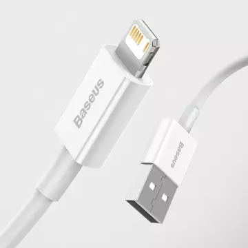 Baseus Superior USB - Lightning 2,4A 2m kabel Bílý (CALYS-C02)