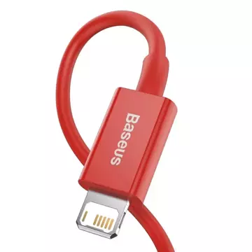 Baseus Superior USB kabel - Lightning 2,4 A 1 m červený (CALYS-A09)