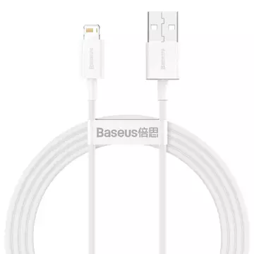 Baseus Superior USB kabel - Lightning 2,4A 1,5 m bílý (CALYS-B02)