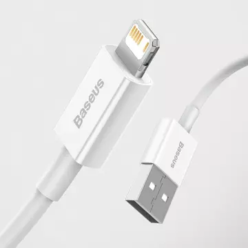 Baseus Superior USB kabel - Lightning 2,4A 1,5 m bílý (CALYS-B02)