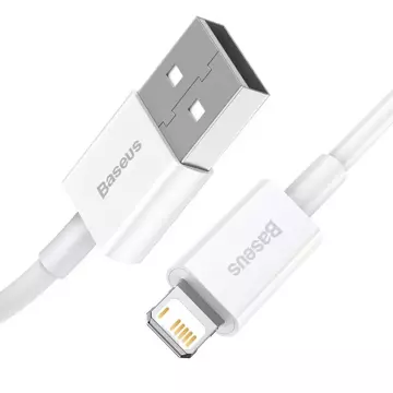 Baseus Superior USB kabel - Lightning 2,4A 1,5 m bílý (CALYS-B02)