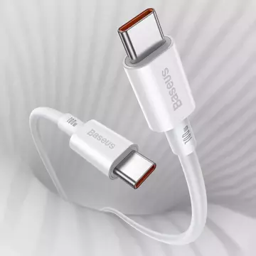 Baseus Superior kabel USB Type C - USB Type C kabel rychlé nabíjení Quick Charge / Power Delivery / FCP 100W 5A 20V 1m černý (CATYS-B01)