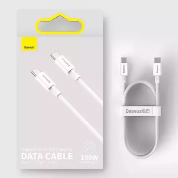 Baseus Superior kabel USB Type C - USB Type C kabel rychlé nabíjení Quick Charge / Power Delivery / FCP 100W 5A 20V 2m černá (CATYS-C01)