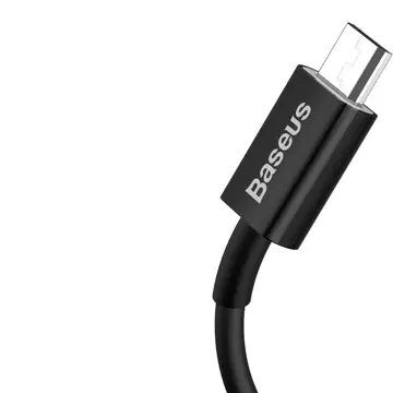 Baseus Superior kabel USB - micro USB pro rychlé nabíjení 2A 1m černý (CAMYS-01)