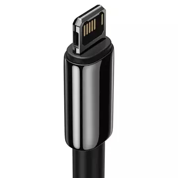 Baseus Tungsten Gold USB to Lightning kabel, 2,4A, 1m (černý)