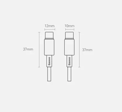 Baseus USB Type C - USB Type C kabel rychlé nabíjení Power Delivery Quick Charge 100 W 5 A 1 m černá (CATWJ-01)