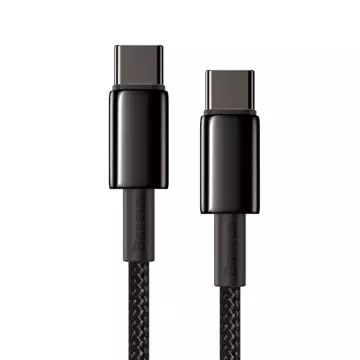 Baseus USB Type C - USB Type C kabel rychlé nabíjení Power Delivery Quick Charge 100 W 5 A 1 m černá (CATWJ-01)