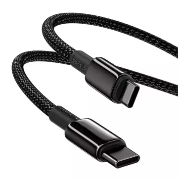 Baseus USB Type C - USB Type C kabel rychlé nabíjení Power Delivery Quick Charge 100 W 5 A 1 m černá (CATWJ-01)