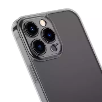 Baseus kryt matného skla pro iPhone 13 pro pevný kryt s gelovým rámečkem černý (arws000401)