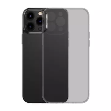 Baseus kryt matného skla pro iPhone 13 pro pevný kryt s gelovým rámečkem černý (arws001001)