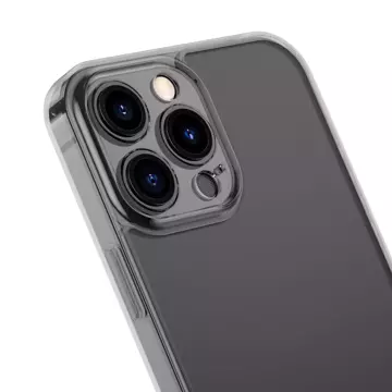 Baseus kryt matného skla pro iPhone 13 pro pevný kryt s gelovým rámečkem černý (arws001001)