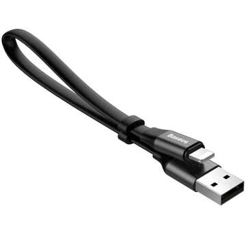 Baseus svižný lightning kabel 23cm šedý