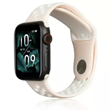 Beline Sport silikonový řemínek pro chytré hodinky pro Apple Watch 42/44/45/49 mm růžový/růžový