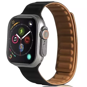 Beline pasek Apple Watch Magnetic 42/44/45/49mm černé /černé