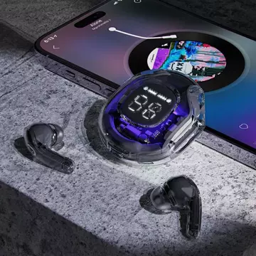 Bezdrátová sluchátka Acefast T8 Bluetooth TWS fialová