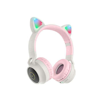 Bezdrátová sluchátka HOCO W27 Cat Ear Wireless Grey