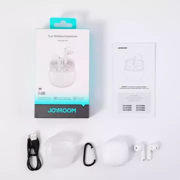 Bezdrátová sluchátka TWS Joyroom Funpods Series JR-FB1 Bluetooth 5.3 – bílá