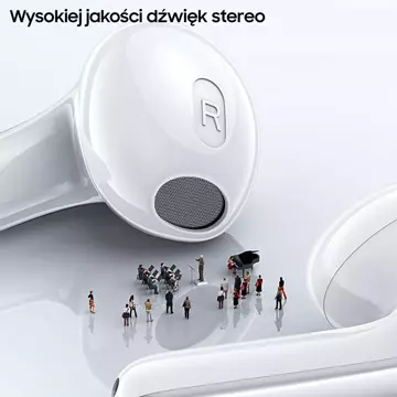 Bluetooth 5.1 sluchátka USAMS TWS XH Series Duální bezdrátová mikrofonní modrá/modrá BHUXH03