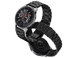 Bransoleta Spigen Modern Fit Band pro Galaxy Watch 46 mm / Gear S3 Black (22 mm)