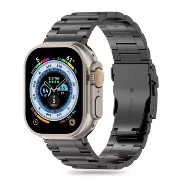 Bransoleta Stainless Pro do Apple Watch 4 /5 /6 /7 /8 /9 /SE /ULTRA 1 /2 (42 / 44 / 45 / 49 mm) Černá