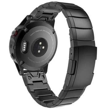 Bransoleta stalawa Steelband do Garmin Fenix ​​​​3 / 5X / 3HR / 5X Plus / 6X / 6X PRO / 7X Black