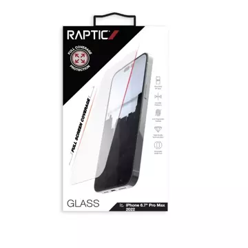 Celoobrazovkové tvrzené sklo Raptic X-Doria Full Glass iPhone 14 Pro Max