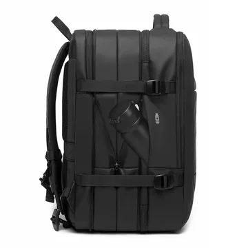 Cestovní batoh Bange BackPack business rozšiřitelný batoh Prostorná taška na 17,3" notebook s USB portem Černá