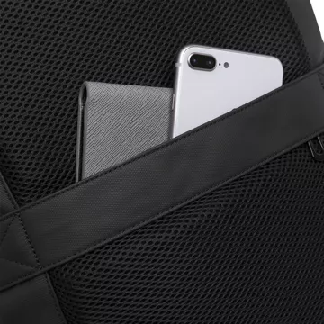 Cestovní batoh Bange BackPack business rozšiřitelný batoh Prostorná taška na 17,3" notebook s USB portem Černá