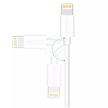 Choetech MFI USB kabel - Lightning 1,2 m bílý (IP0026 bílý)