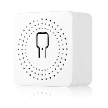 Chytrý WiFi vypínač Alogy mini zapuštěný vypínač Tuya Smart Life 16A chytrý dům bílý