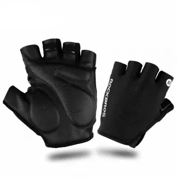 Cyklistické rukavice Rockbros S106BK, velikost M - černé