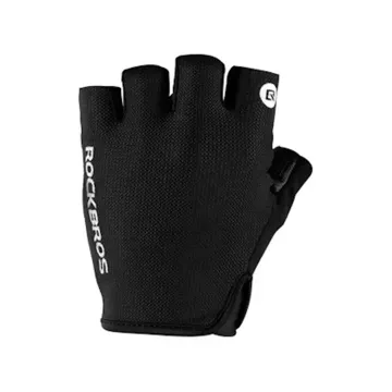 Cyklistické rukavice Rockbros S106BK, velikost M - černé