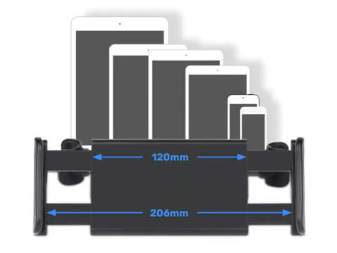 Držák do auta na opěrku hlavy Alogy na tablet černý