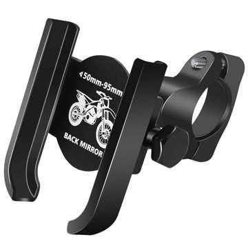Držák na kolo Alogy Metal Bike Holder na telefon na řídítka kola a koloběžky Černá