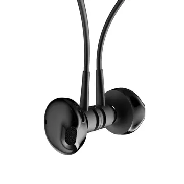 Dudao In-Ear Bezdrátová Bluetooth sluchátka Headset Black (U5 Plus černá)