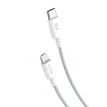 Dudao L6E kabel USB typu C - Lightning PD 20W bílý (L6E)