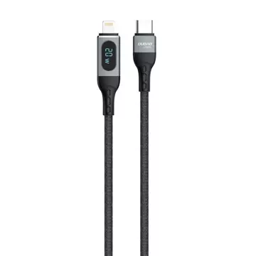 Dudao USB Type C kabel - Lightning Fast Charging PD 20W černý (L7MaxL)