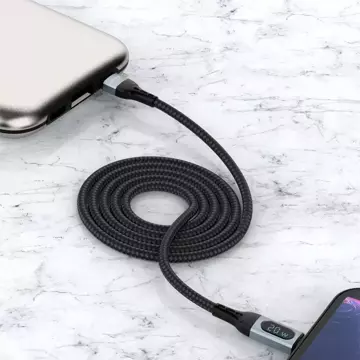 Dudao USB Type C kabel - Lightning Fast Charging PD 20W černý (L7MaxL)