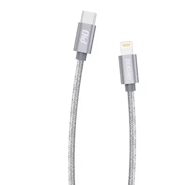 Dudao kabel USB Type C kabel - Lightning Power Delivery 45W 1m šedý (L5Pro šedý)