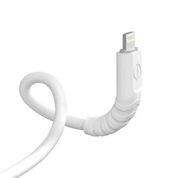 Dudao kabel, kabel USB typu C - Lightning 6A 65W PD bílý (TGL3X)