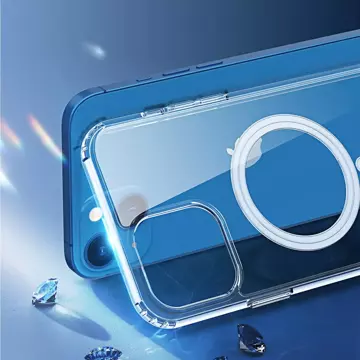 Dux Ducis Clin magnetické pouzdro pro iPhone 13 kompatibilní s MagSafe transparentní