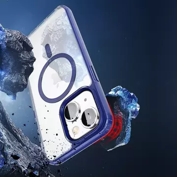 Dux Ducis Clin2 pouzdro iPhone 14 MagSafe magnetické pouzdro modré
