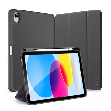 Dux Ducis Domo pouzdro na iPad 10,9'' 2022 (10 gen.) chytrý stojánek krytu černý