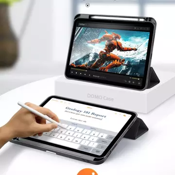 Dux Ducis Domo pouzdro na iPad 10,9'' 2022 (10 gen.) chytrý stojánek krytu černý