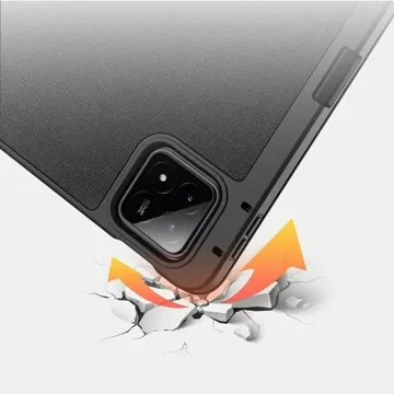 Dux Ducis Domo pouzdro s klopou a chytrým spaním pro Xiaomi Pad 6S Pro 12,4'' - černé